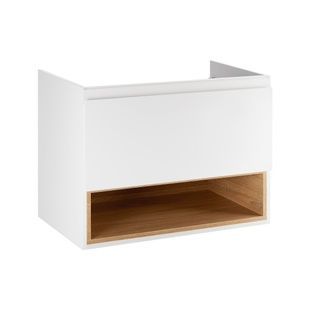 Тумба под умывальник Q-TAP Robin 70x58x45.5см подвесная белая без умывальника QT1374TPВ7001WWO