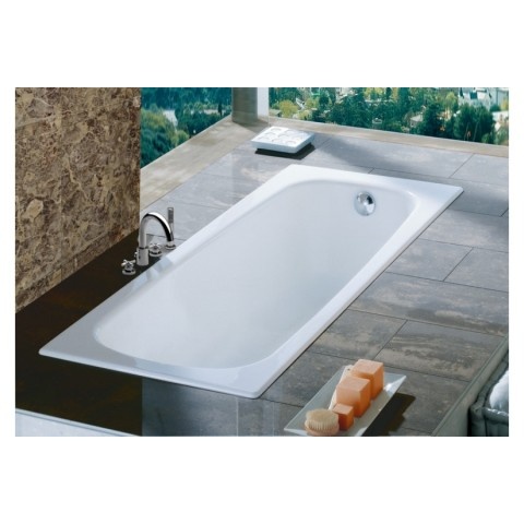 Ванна стальная металлическая прямоугольная ROCA CONTESA 150см x 70см оборачиваемая с ножками A236060000+A291021000
