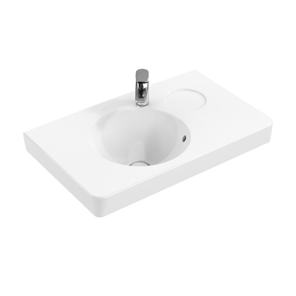 Раковина подвесная для ванны 800мм x 490мм VILLEROY&BOCH JOYCE белый прямоугольная 41078101