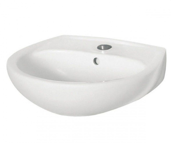 Раковина підвісна для ванної 600мм x 455мм KOLO IDOL білий напівкругла M1116000U