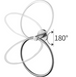 Держатель-кольцо для полотенец REA MIST 05 CHROM REA-80027 155мм округлый металлический хром 3 из 8