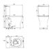 Унитаз-компакт напольный безободковый белый DEVIT Fresh сиденье микролифт выпуск в стену 3110120 2 из 2