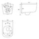 Комплект инсталляции VOLLE MASTER/HIPPO кнопка хром безободковый унитаз VOLLE с крышкой микролифт дюропласт 13-44-202+141515 3 из 3