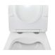 Унитаз подвесной под инсталляцию безободковый белый Q-TAP Jay с сиденьем с микролифтом QT07335176W 5 из 5