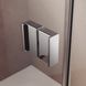 Двері скляні для душової ніші розпашні двосекційні HUPPE SolvaPro 200x100см прозоре скло 8мм профіль хром 7T0313.092.322 5 з 9