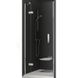 Двері скляні для душової ніші розпашні двосекційні RAVAK SmartLine SMSD2-120 A-L 190x120см прозоре скло 6мм профіль хром 0SLGAA00Z1 1 з 7