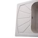 Кухонна мийка зі штучного каміння прямокутна GLOBUS LUX TANA 500мм x 610мм бежевий без сифону 000022407 4 з 6