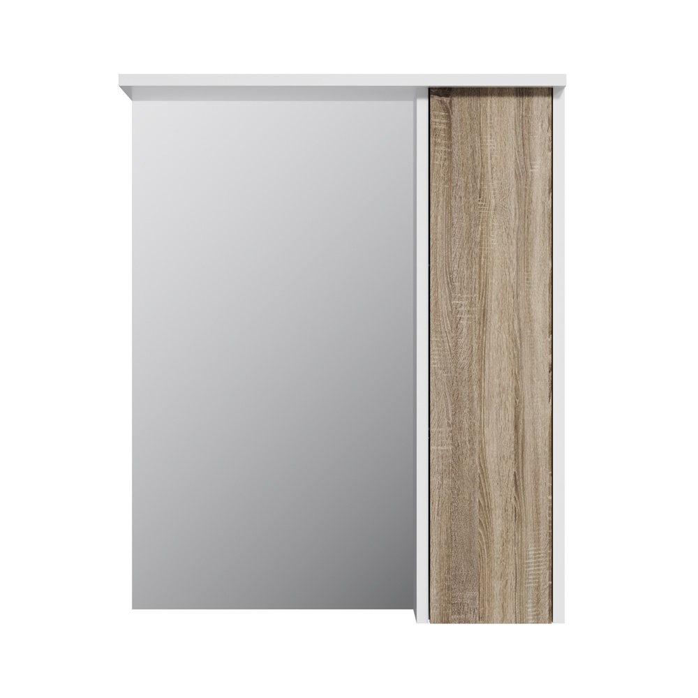 Шкафчик с зеркалом для ванны AM.PM GEM S 60x72x16.7см c подсветкой коричневый M91MPR0601WF38