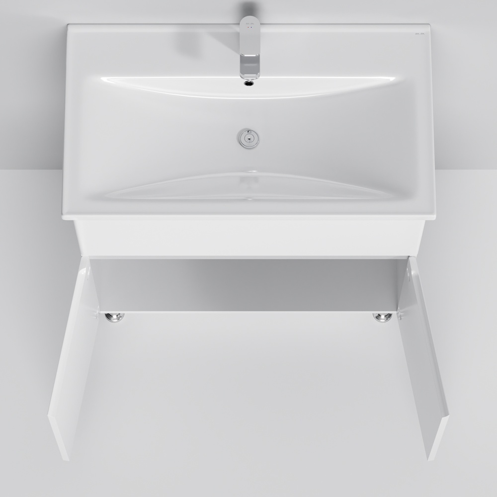 Тумба із умивальником для ванної AM.PM X-Joy 80x85x45см на підлогу білий M85-FSX8053-WC0803WG38
