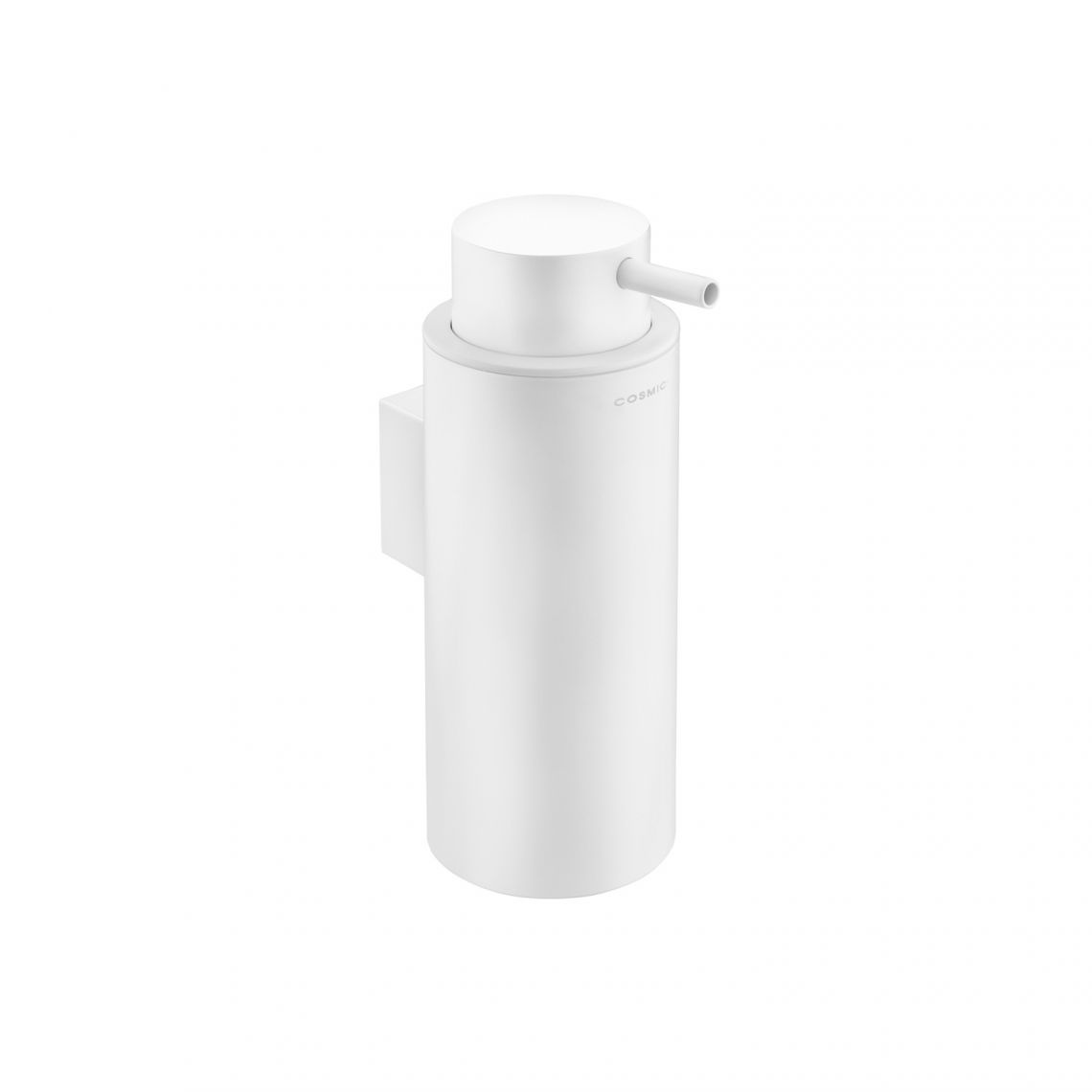 Дозатор для жидкого мыла COSMIC Logic 2516505 настенный на 200мл округлый металлический белый