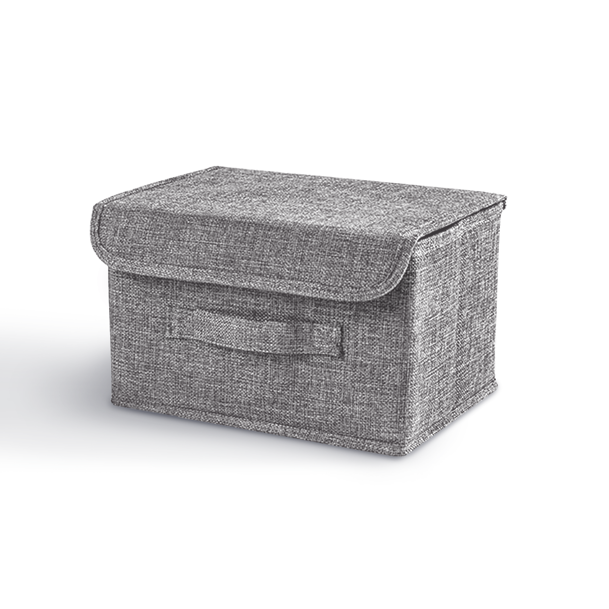Ящик для хранения с крышкой MVM тканевый серый 170x200x270 TH-07 S GRAY