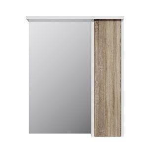 Шкафчик подвесной с зеркалом в ванную AM.PM GEM S 60x72x16.7см c подсветкой коричневый M91MPR0601WF38