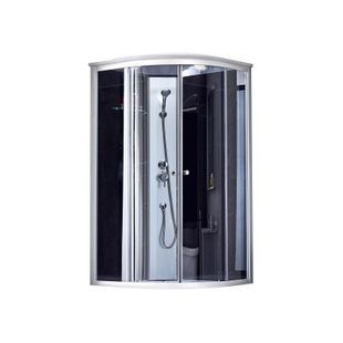Душевой бокс LIDZ без поддона Tani 80x80x189см тонированный витраж 4мм профиль сатин LTSB8080SATHIGHGR