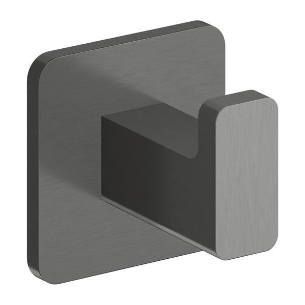 Гачок настінний OMNIRES NELSON прямокутний металевий сірий NL80115GR