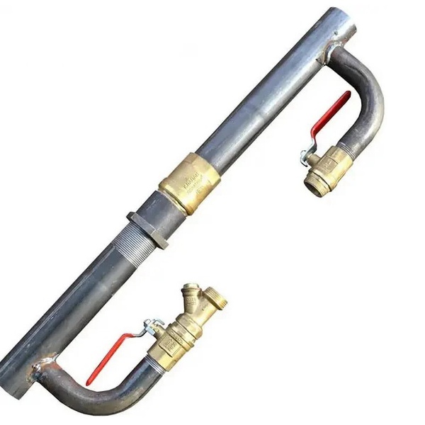 Байпас системи опалення STA ДУ 40 мм 1 1/2" 280 мм з клапаном Ц0769