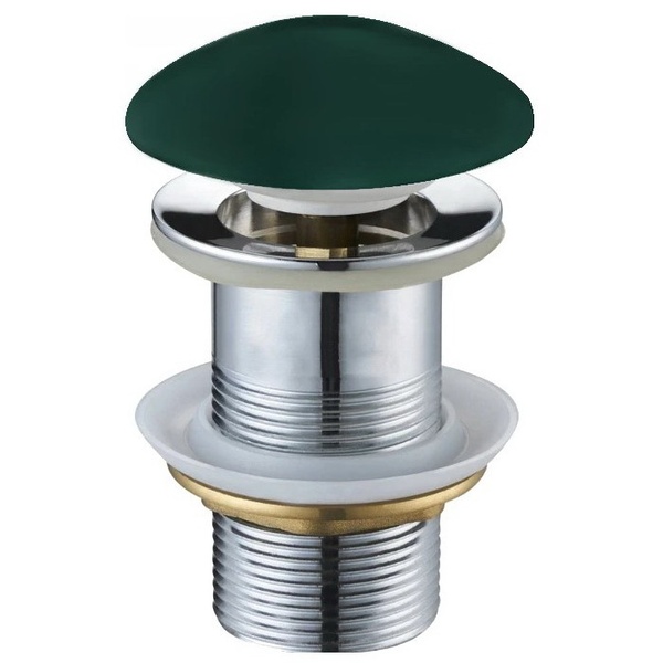 Донний клапан натискний для раковини MEXEN 65мм без переливу керамічний 1 1/4" матований зелений MEX-79910-47