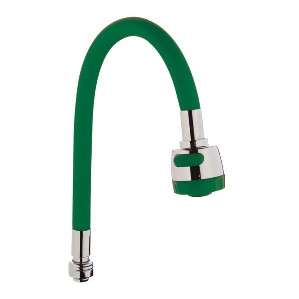 Вилив для змішувача WEZER гнучкий рефлекторний для кухні 50см зелений WKC-058-GREEN