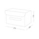 Ящик для зберігання з кришкою MVM тканинний сірий 170x200x270 TH-07 S GRAY 2 з 6