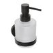 Дозатор для жидкого мыла BEMETA Dark Mini настенный на 200мл округлый стеклянный черный 104109100 1 из 2