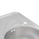 Кухонна мийка із нержавіючої сталі кутова Q-TAP 450мм x 675мм мікротекстура 0.8мм із сифоном QT6744RMICDEC08 6 з 7