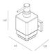Дозатор для жидкого мыла настенный IMPRESE BILOVEC хром 280мл стекло 171255 2 из 2
