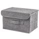 Ящик для хранения с крышкой MVM тканевый серый 170x200x270 TH-07 S GRAY 1 из 6