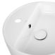 Умывальник накладной на столешницу для ванны 420мм x 420мм Q-TAP Swan белый круглая QT1611A051TW 5 из 7