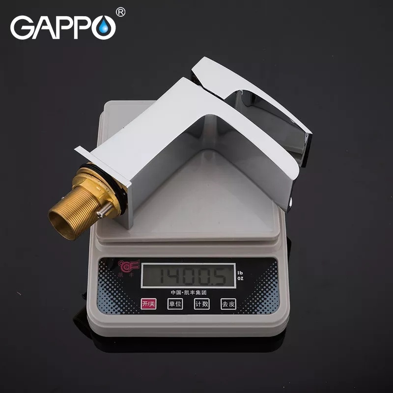 Змішувач для умивальника одноважільний GAPPO хром латунь G1007-20