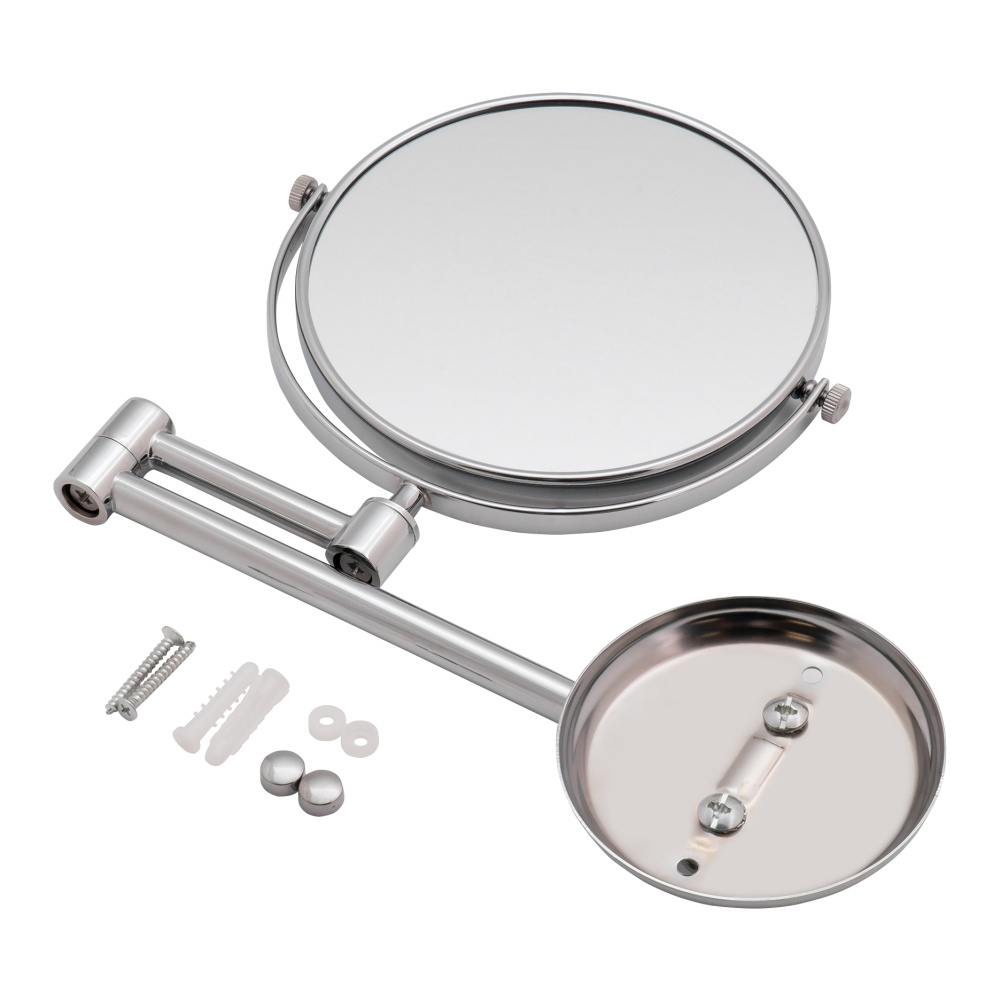 Косметическое зеркало для ванной LIDZ 140 хром металл LD55791400606CRM