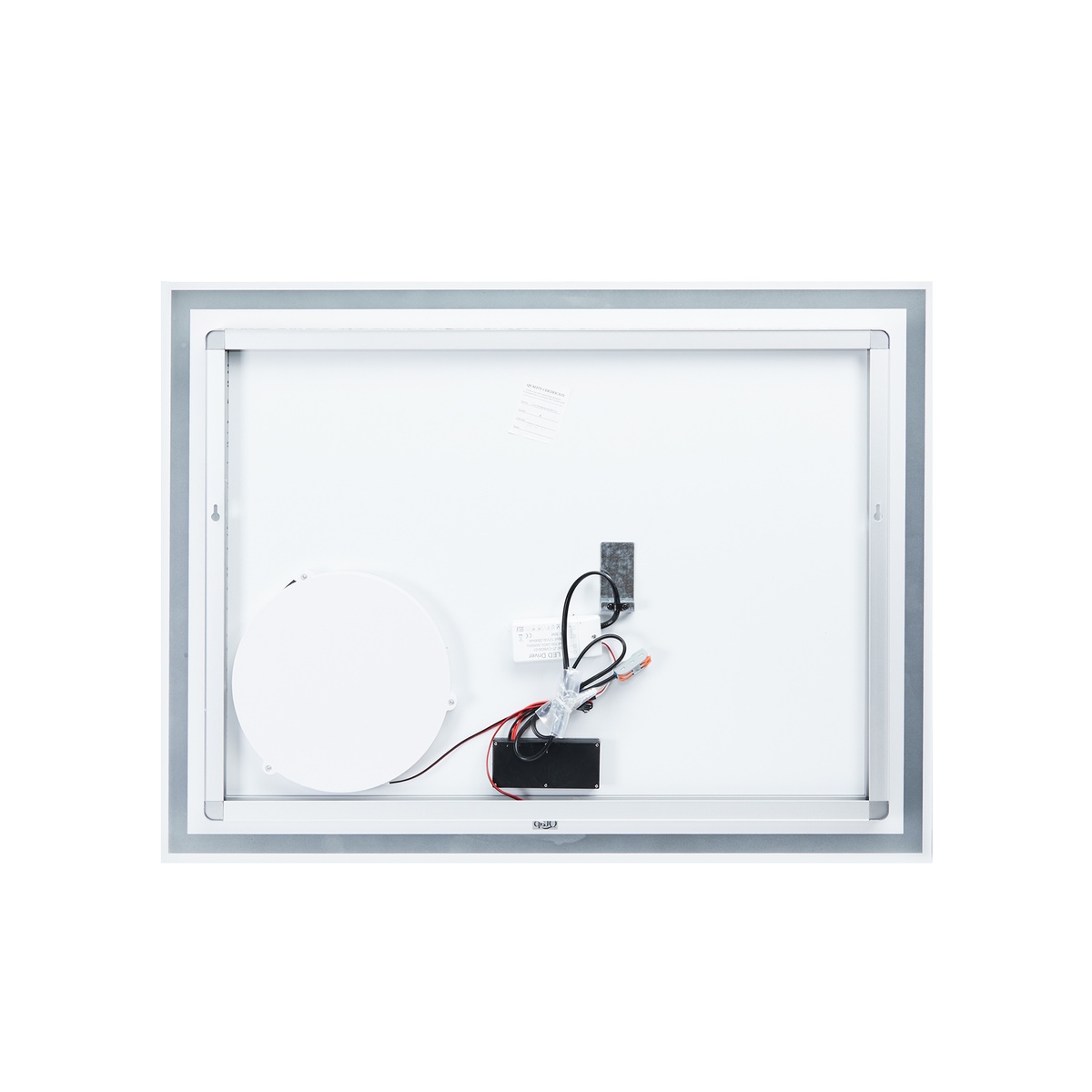 Дзеркало прямокутне для ванної Q-TAP Stork 60x80см із підсвіткою сенсорне увімкнення QT157814226080W