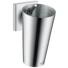 Стакан для зубних щіток HANSGROHE AXOR Starck Organic 42734000 прямокутний металевий хром