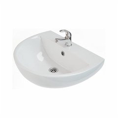 Раковина подвесная для ванны 550мм x 450мм KOLO RUNA белый полукруглая L81155000