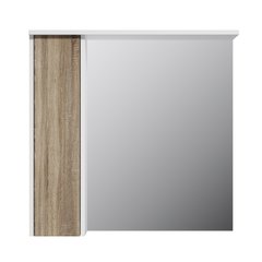 Шкафчик с зеркалом для ванной AM.PM GEM S 75x72x16.7см c подсветкой коричневый M91MPL0751WF38