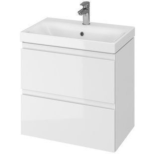Тумба с умывальником CERSANIT Moduo Set B10 49.4x57x39.7см подвесная белая GZ-000020312