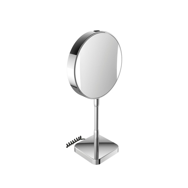 Косметическое зеркало с подсветкой EMCO Spiegel 1095 060 13 круглое настольное металлическое хром