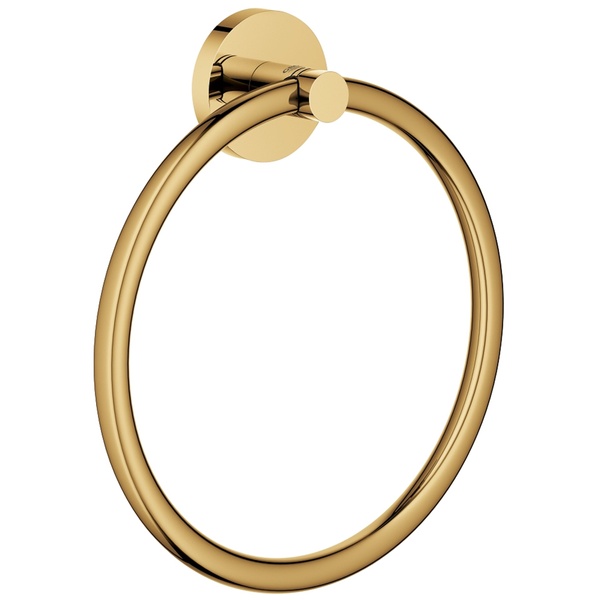 Держатель-кольцо для полотенец GROHE Essentials 40365GL1 180мм округлый металлический золото