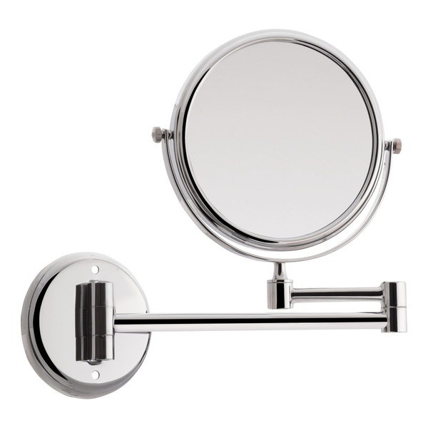 Косметичне дзеркало для ванної LIDZ 140 хром метал LD55791400606CRM