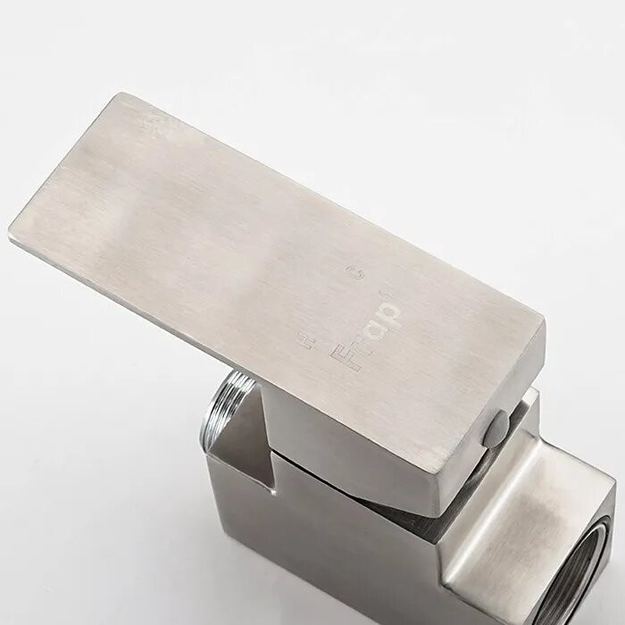 Cмеситель для кухни однорычажный (без излива) FRAP сатин нержавеющая сталь F48990 (H990)