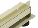Трап лінійний для душу MEXEN FLAT WALL 700мм монтаж у стіну золотий MEX-1530070 3 з 5
