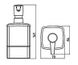 Дозатор для жидкого мыла настольный EMCO Loft хром 325мл стекло 0521 001 02 2 из 4