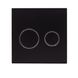 Кнопка слива для инсталляции Q-TAP Nest UNI пластиковая двойная матовая чёрная QT0211P01V1178MB 1 из 5