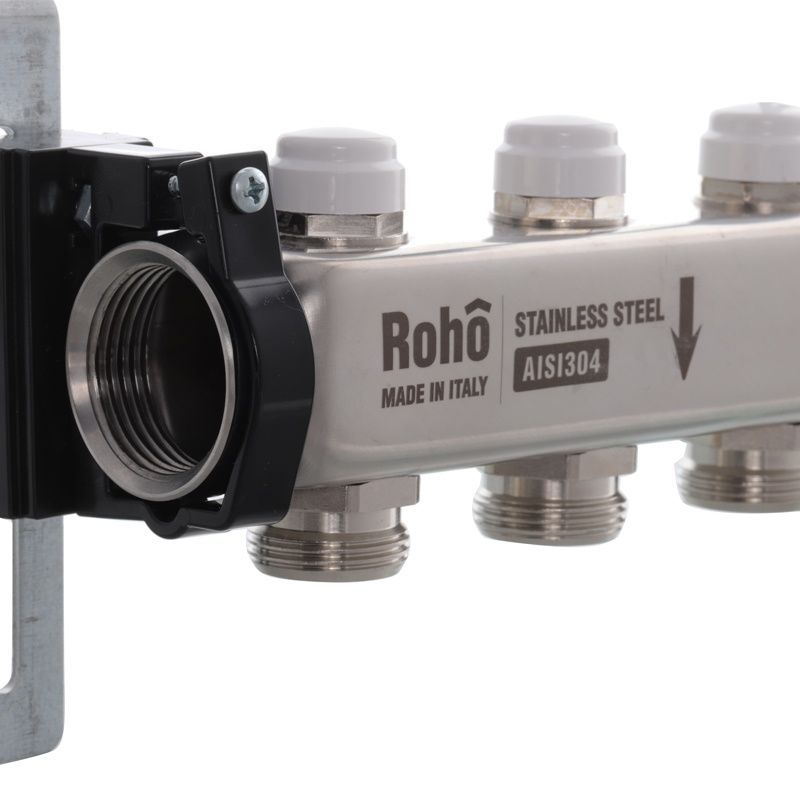 Колектор для теплої підлоги ROHO 4 контури 1"/3/4" R805 RO0058