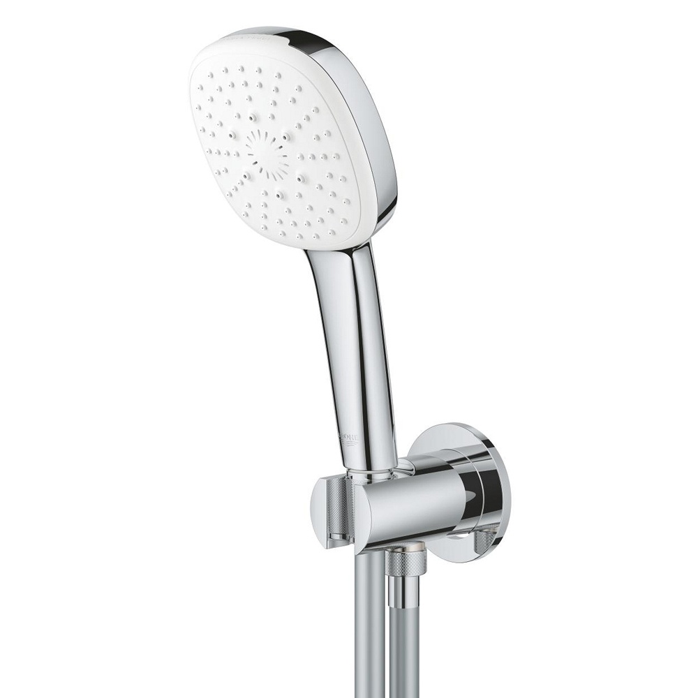 Душевой набор GROHE Tempesta с ручной лейкой и шлангом с держателем хром 26910003