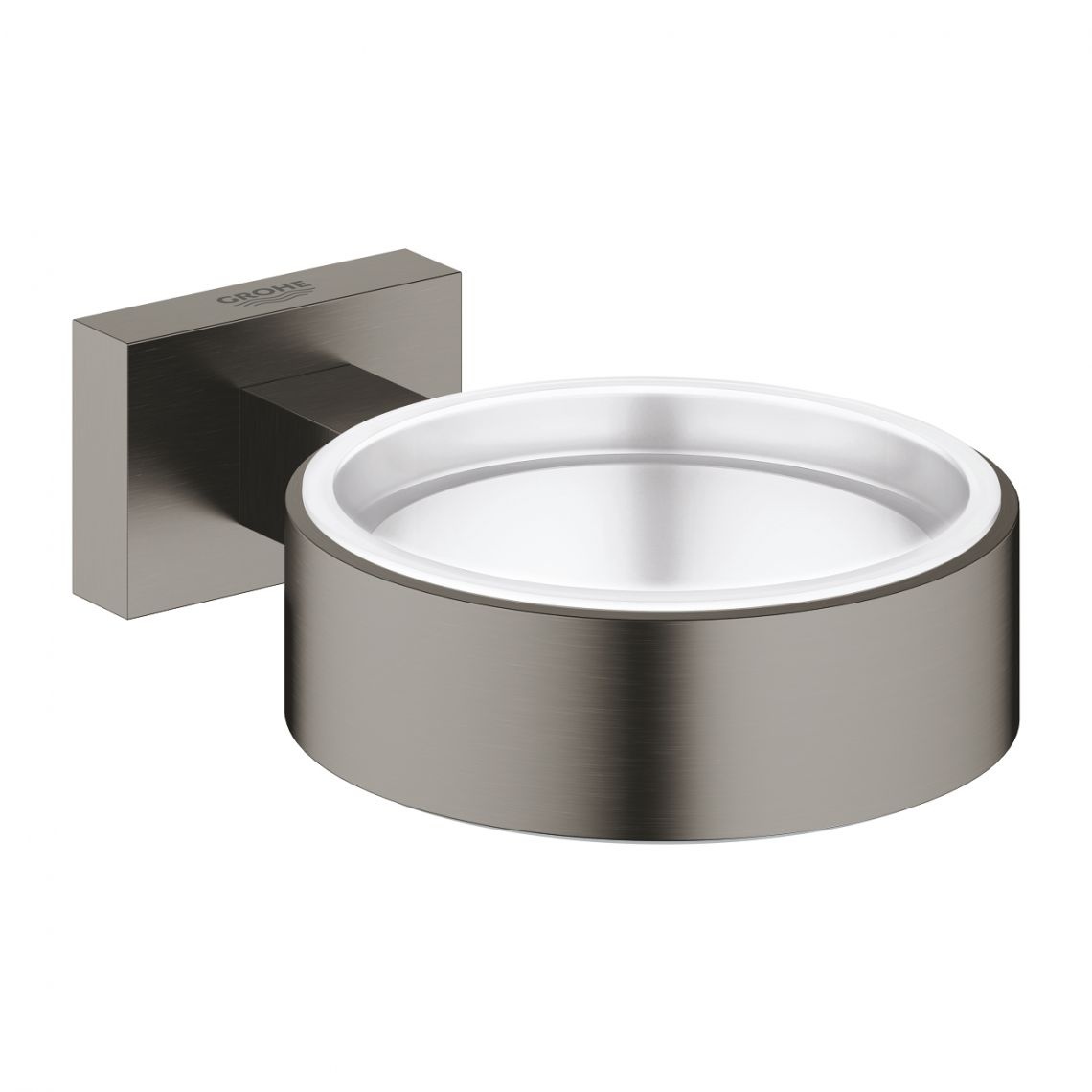 Тримач універсальний у ванну GROHE Essentials Cube 40508AL1 прямокутный металевий графіт