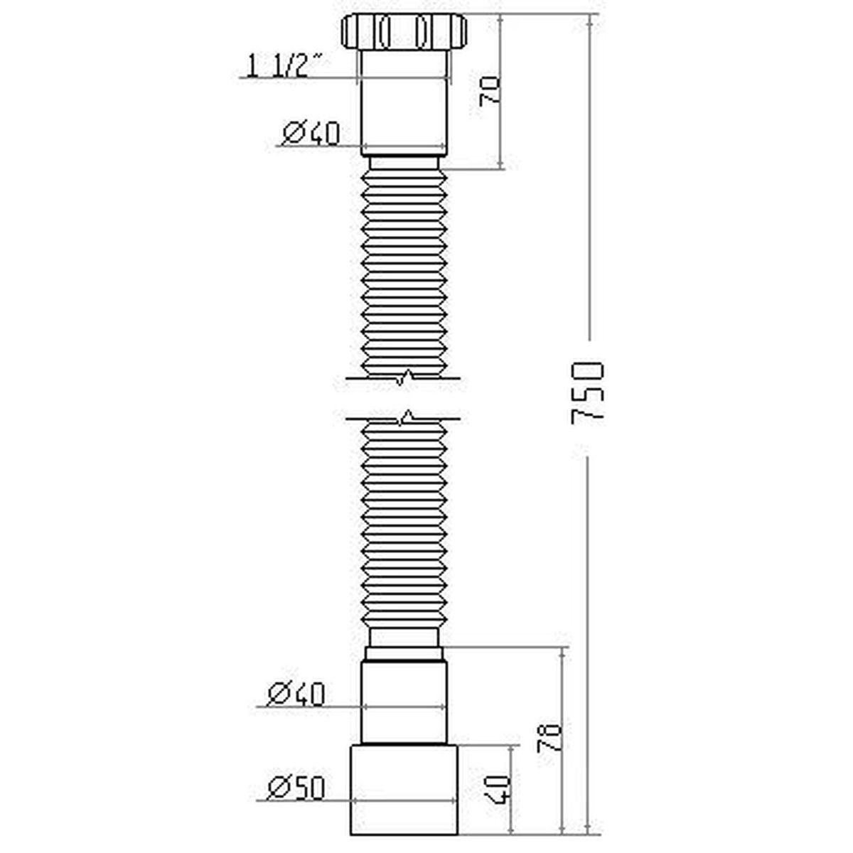 Гофра для сифона WATERSTAL АС-1013 000013274