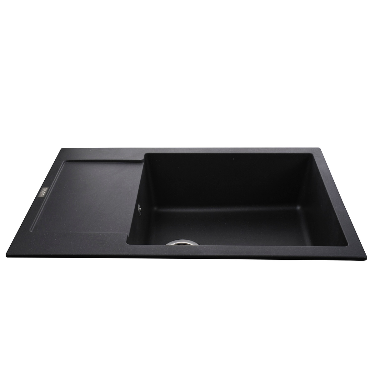 Кухонная мойка керамическая прямоугольная GLOBUS LUX MALABI 500мм x 780мм черный без сифона 000008908