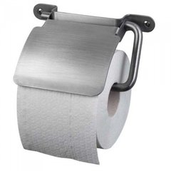 Держатель для туалетной бумаги с крышкой HACEKA IXI сатин нержавеющая сталь 1114211