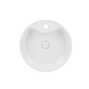 Умывальник накладной Q-TAP Scorpio 465x465x160мм круглый белый QT14117046LW