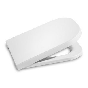 Сиденье для унитаза ROCA GAP A80148200U с микролифтом дюропласт 350x427мм быстросъемное 160мм между креплениями белое
