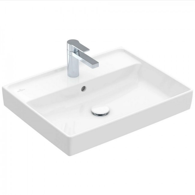 Раковина подвесная для ванны 600мм x 470мм VILLEROY&BOCH COLLARO белый прямоугольная 4A336001